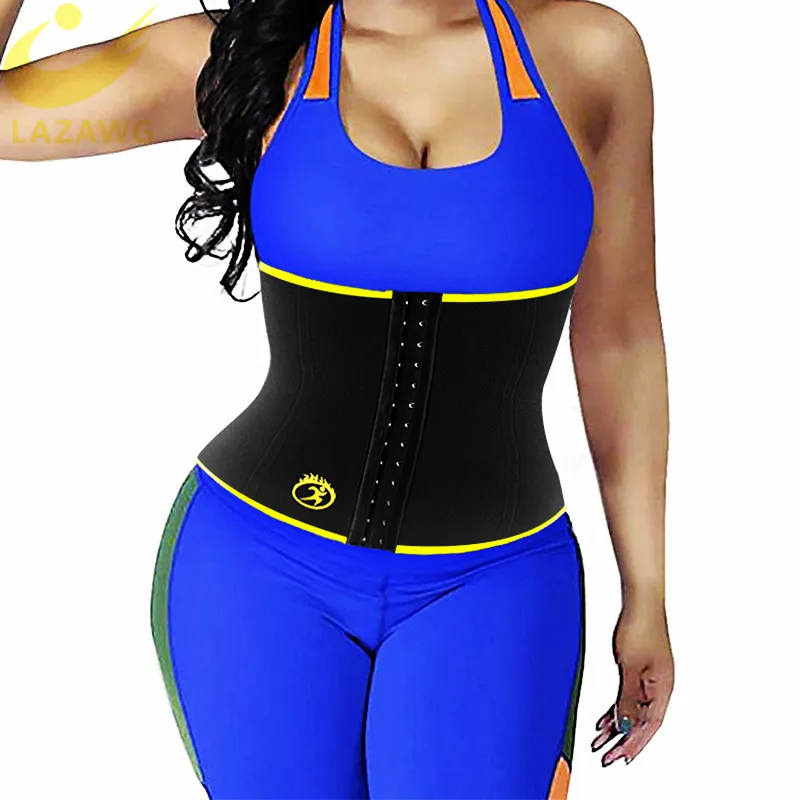 Популярный тренировочный корсет для талии LAZAWG бесшовный утягивающий триммер