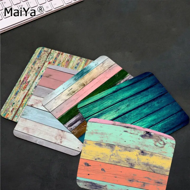 

MaiYa винтажные крутые цветные деревянные офисные мыши геймер мягкий коврик для мыши Лидер продаж оптовая продажа игровой коврик для мыши