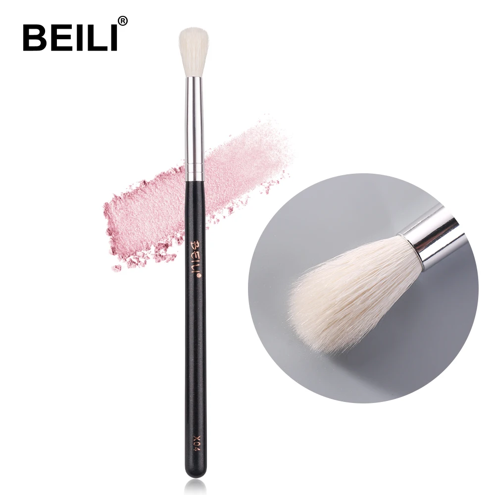 BEILI X04 белая Кисть для макияжа из козьего волоса тени век Смешивание 1 шт.