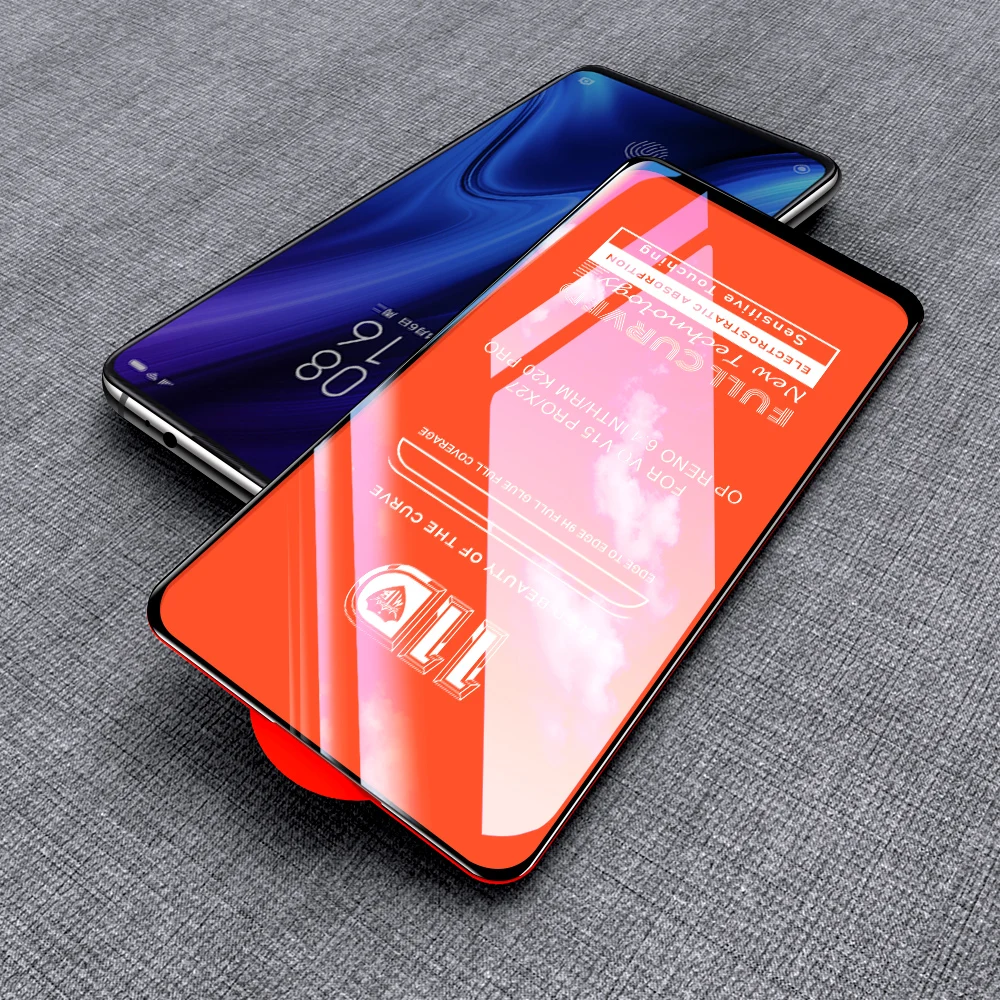 Изогнутое стекло для xiaomi redmi note 5 7 8 pro Защитное стекло для экрана полный клей для xiaomi mi 9t стекло redmi 7 7a note 6 pro pocophone f1 защитное стекло