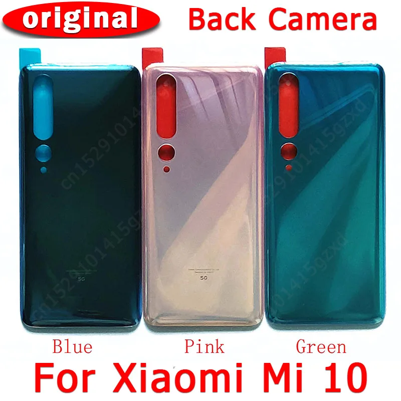 Оригинальный чехол на заднюю крышку аккумулятора для Xiaomi Mi 10 запасные