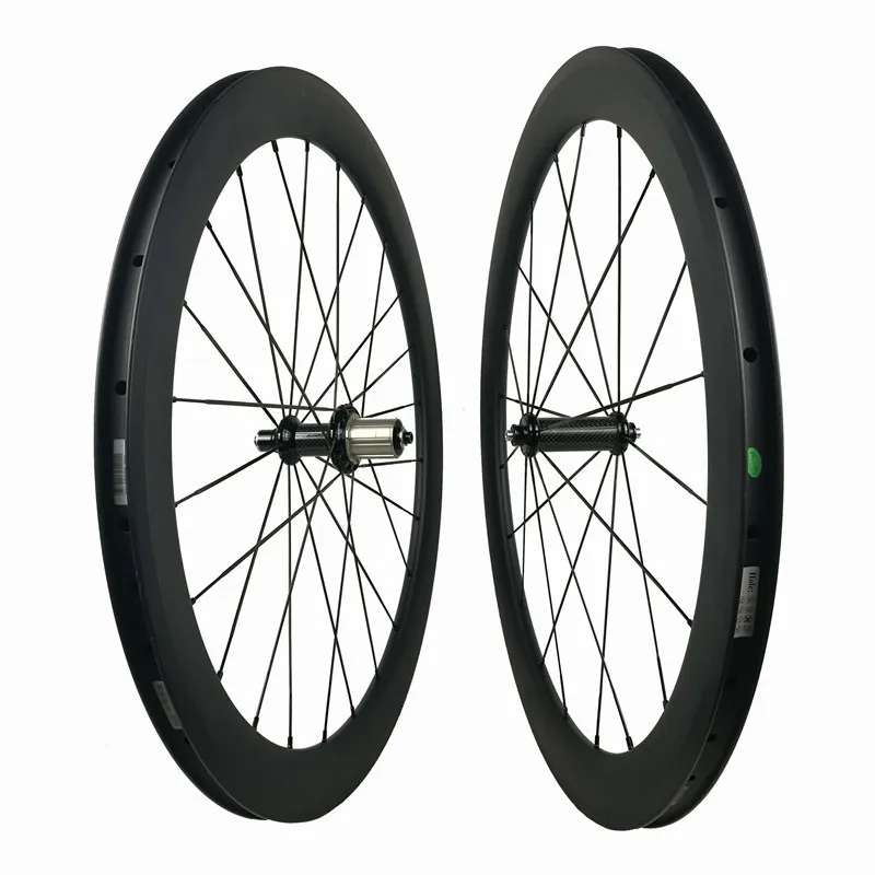 650C Size Bicycle Wheelset 50mm Clincher Carbon Bike Wheels Road Bike Rim Brake High TG Suface Carbone Weave Import From Japan