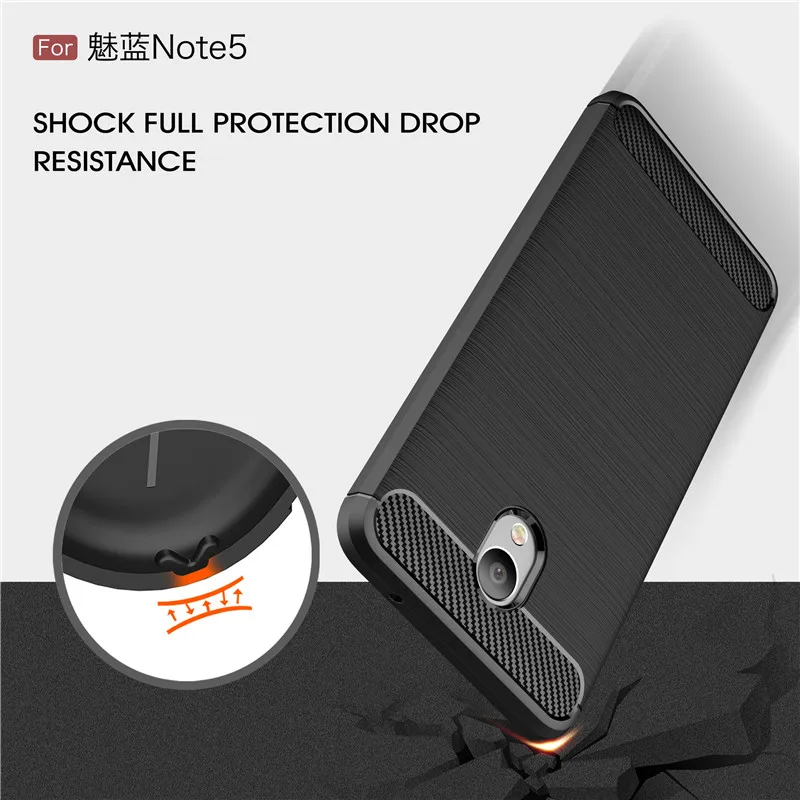 Для Meizu M5 Note 32gb 16gb m621h роскошный Оригинальное углеродное волокно чехол для M 5 M5Note