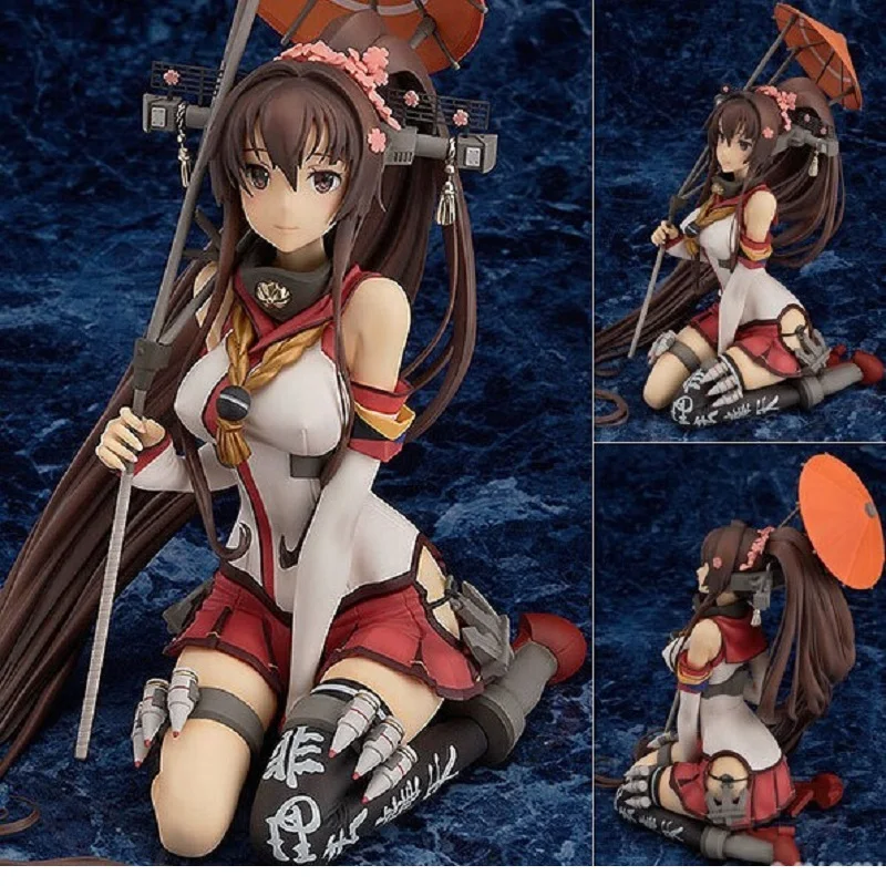 Обувь для косплея Аниме Фигурка героя Kantai Ямато Коллекция ПВХ 18 см 1/7 весы