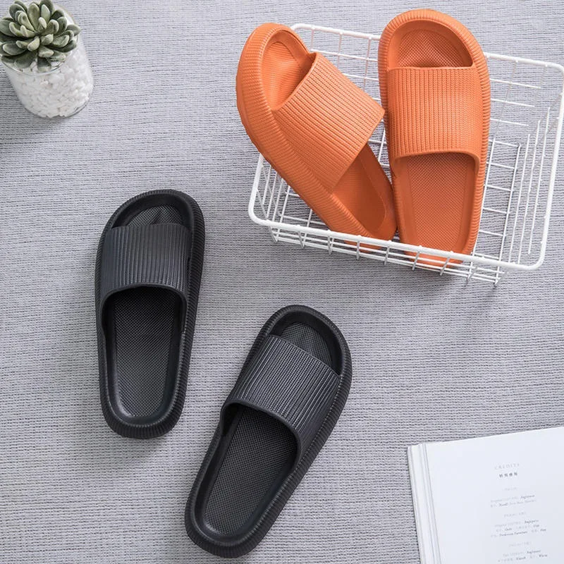 

Women Slippers Bathroom Summer Indoor Home Fast Leak Platform Sandals Slides Leaking Household Bath Slipper Men