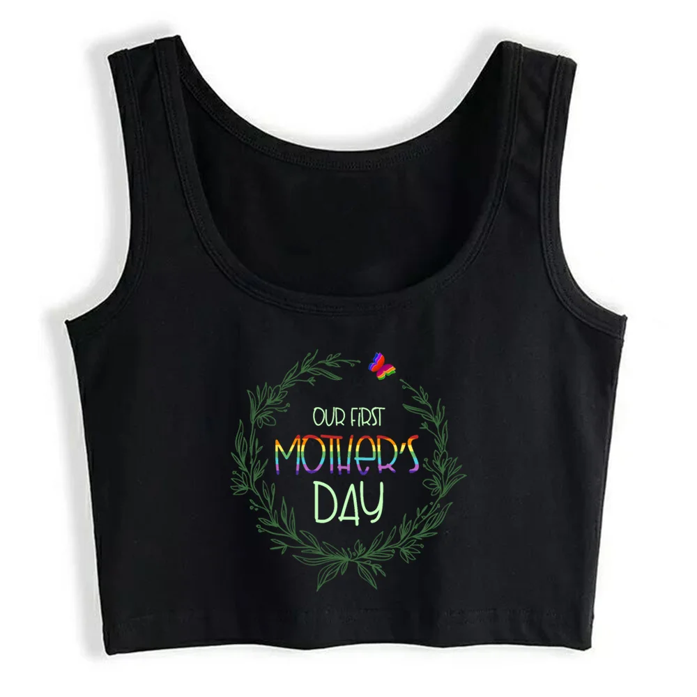 

Crop Top Women Lgbt Lgbt Mom Bisexual Y2k Gothic Emo Harajuku Tank Top Female Clothes
