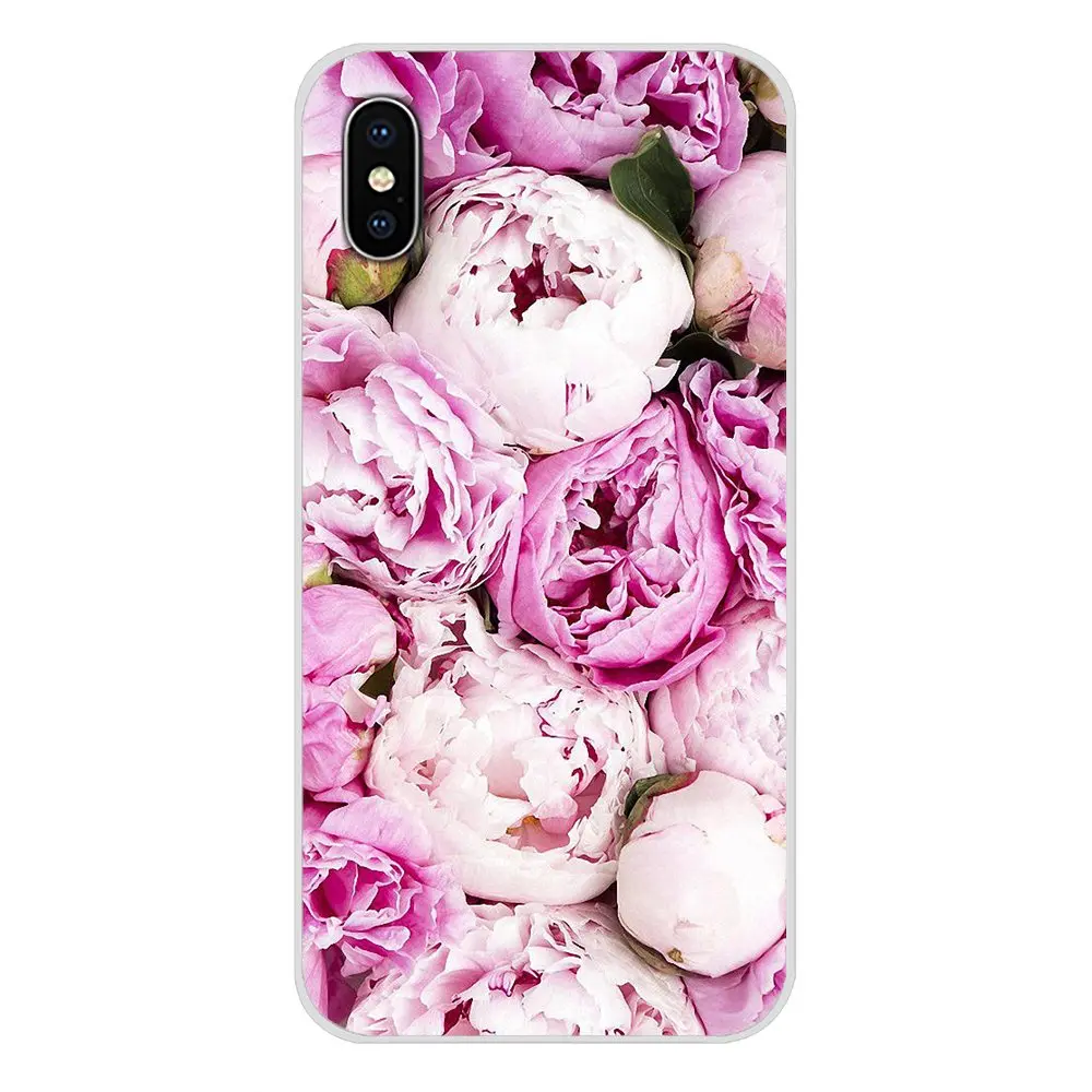 images 6 Для htc один U11 U12 X9 M7 M8 A9 M9 M10 E9 Plus Desire 630 530 626 628 816 820 830 и розовыми цветами пионов силиконовый чехол для телефона чехол - Цвет: images 6