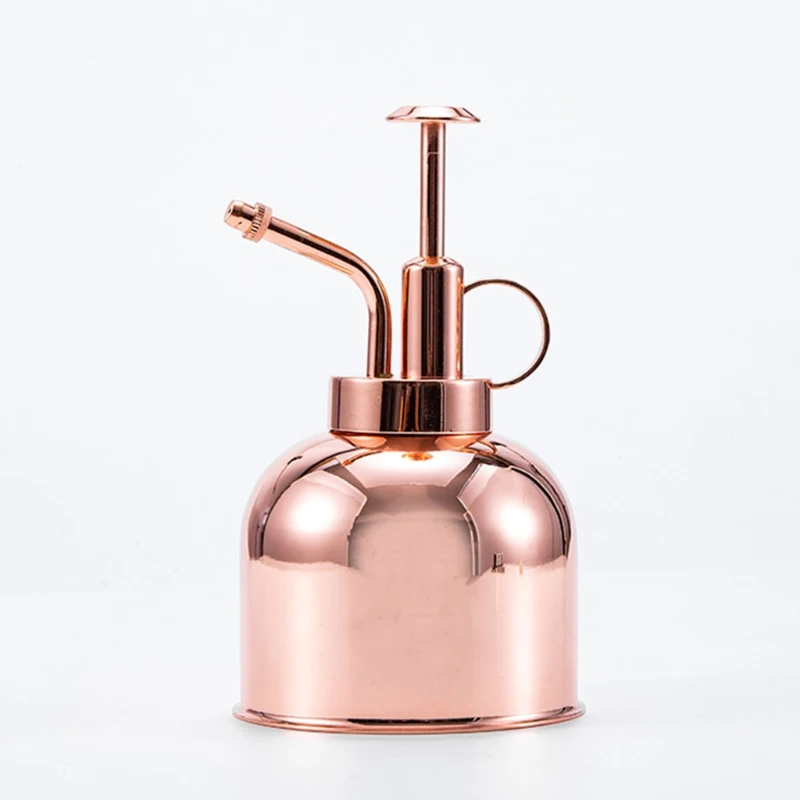 

H051 300mL Watering Spray Bottle Stainless Steel Misting Can Garden Plant Sprinkling Pot