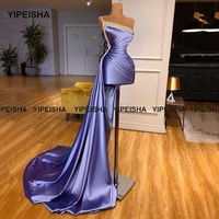 yipeisha short cocktail dress 2021 new arrival one shoulder luxury beads dubai arabic women formal party gowns pageant dresses