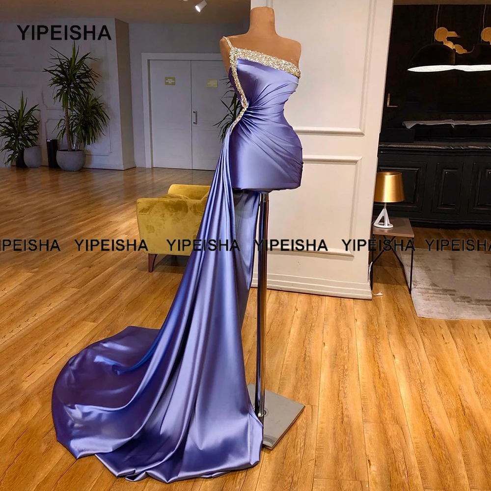 Короткое коктейльное платье Yipeisha Новое поступление 2021 роскошные бусины на одно