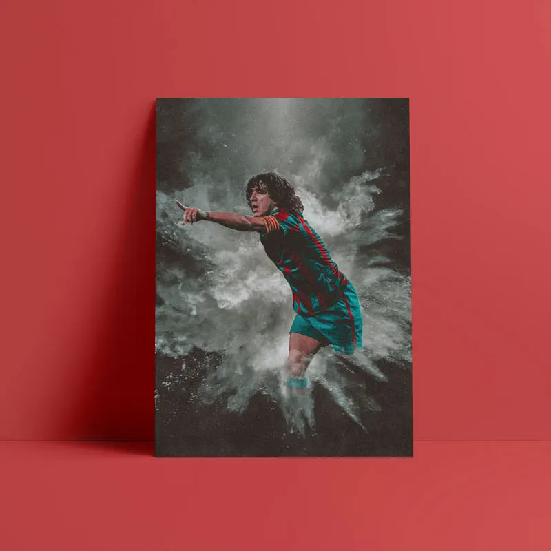 

Carles Puyol Canvas Wall Art Decoration prints for living Kid Children room Home bedroom decor Painting Decorative Picture
