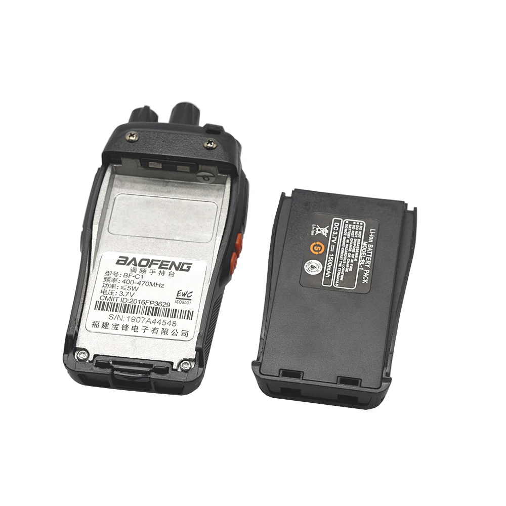 2 шт. BaoFeng BF-C1 рация UHF400-470MHz 16-канальный ручной двухсторонний