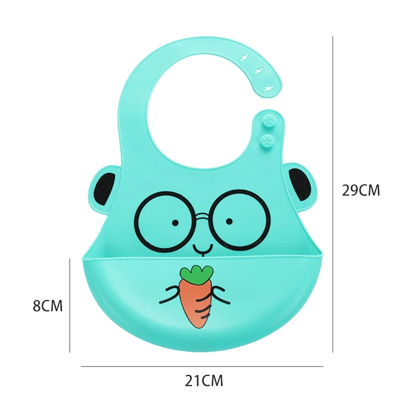

Silicone Baby Bibs Waterproof Saliva Dripping Banana Bibs Cartoon Newborn Feeding Soft Edible Aprons Baby Adjustable Burp Scarf