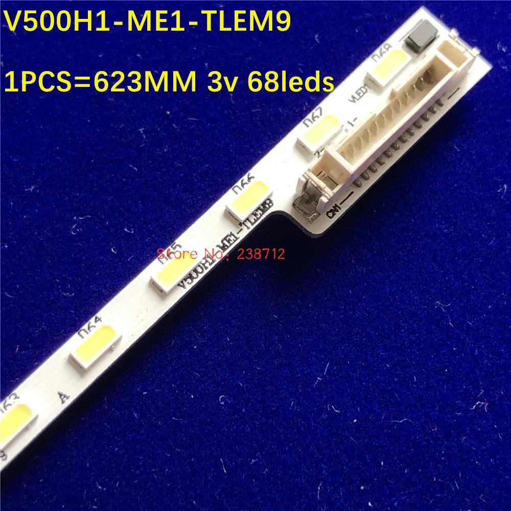 10PCS LED Strip V500H1-ME1-TLEM9 For LE50F821C L50E510E LH50DU6000 50E5DHR LCD-50NX100A 50PFF5150/T3 V500HJ1-ME1 LED50M5580AF