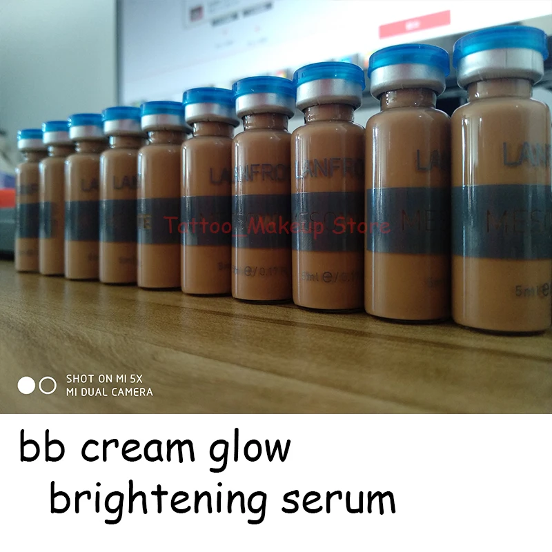 5 мл корейский месо белый bb крем свечение ампулы стартовый набор сыворотка daliy