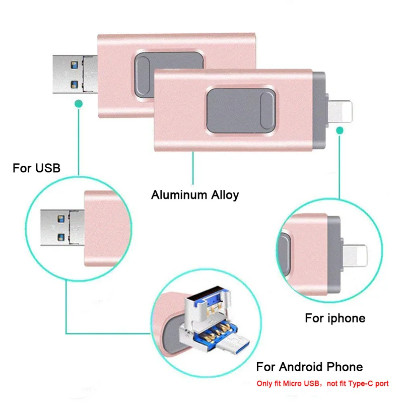 USB флэш накопитель для iPhone X/8/7/7 Plus/6 Plus/6s/5/SE/ipad портативный 16 Гб 64 usb шнур &quotсделай