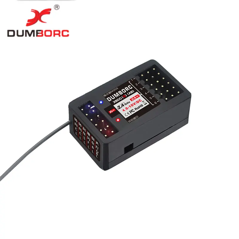 Dumborc-M&oacute;dulo de grupo de luces LED, receptor de CC inal&aacute;mbrico, Control remoto, modelo de veh&iacute;culo y barco, simulaci&oacute;n de enlace de remolque, carcasa de coche DIY-3