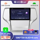 Автомагнитола Prelingcar, 2DIN, Android 10,0, мультимедийный видеоплеер, навигация GPS для Jeep Grand Cherokee srt8 WK2 2008 09 10 12