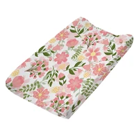 t8nd baby changing pad cover soft breathable cotton nursery table sheet print changing mat protector for infant toddler