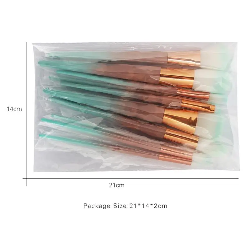 Набор профессиональных нейлоновых кистей для макияжа 20 шт. портативная кисть