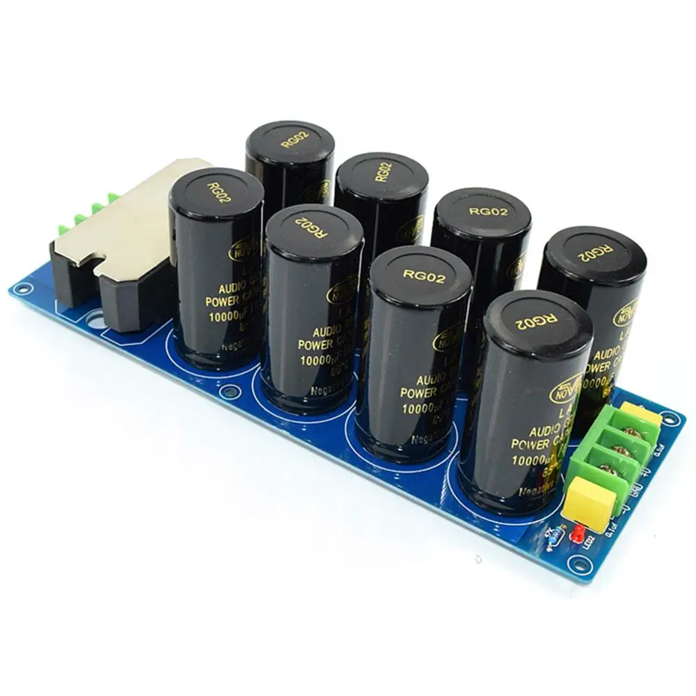 100A 8*10000UF 63V +/-двойной силовой выпрямитель фильтр плата питания YJ | Электроника