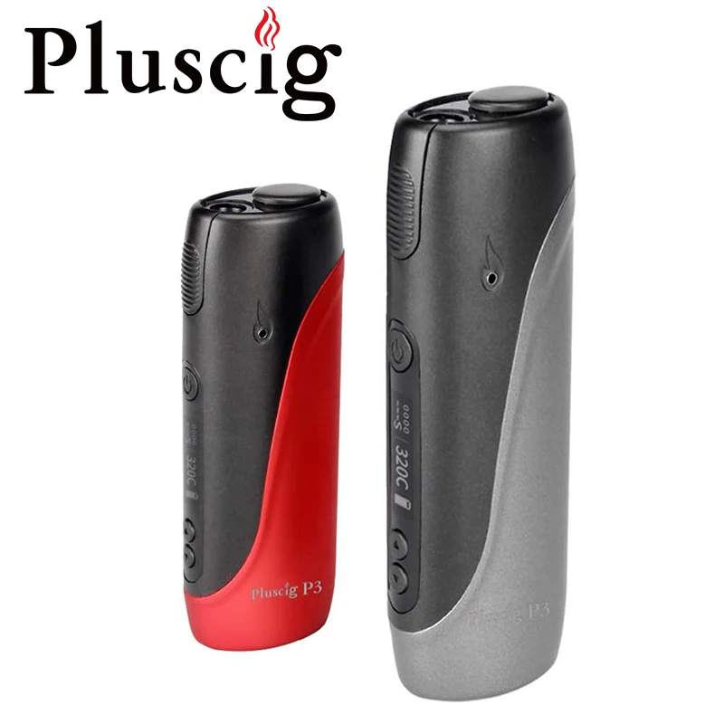 

Электронная сигарета Pluscig P3, наборы нагревательных сигарет, 2150 мАч, 30 Дымчатых металлических корпусов, светодиодный экран, автоматическая о...