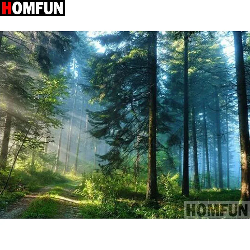 Алмазная живопись HOMFUN A26977 полноразмерная/круглая 5D Вышивка крестиком