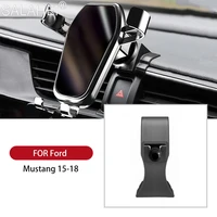 for car accessories air vent outlet dashboard mobile car phone holder reaction clip mount cradle gps for ford mustang 2015 2018