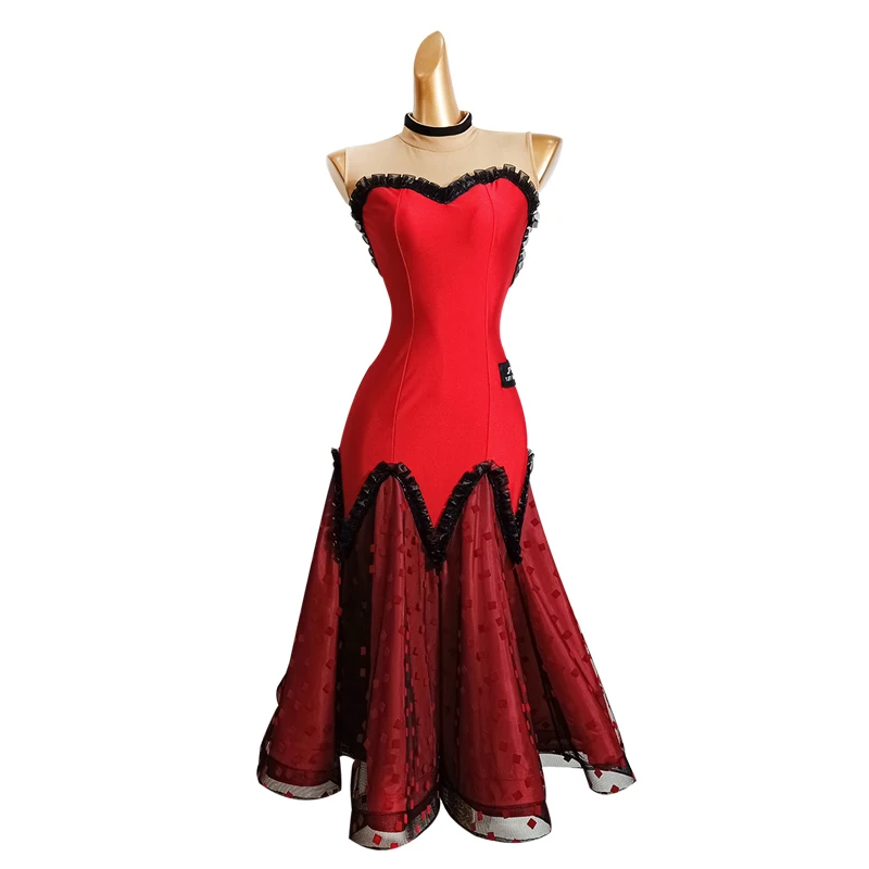 Новинка 2020 сексуальные платья для бальных танцев Высококачественная юбка без