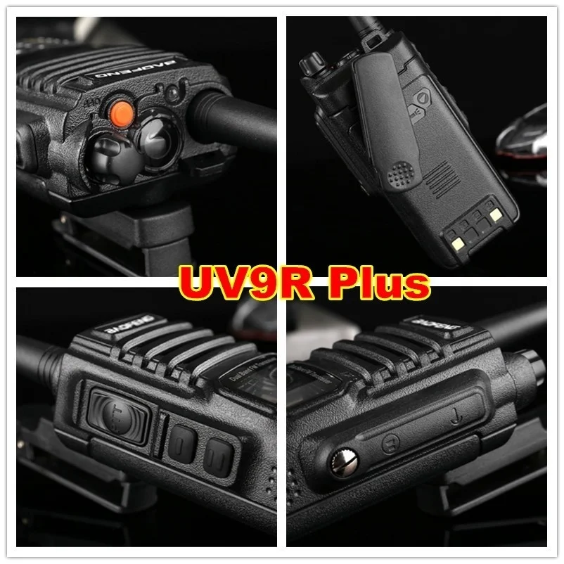 Baofeng UV-9R Plus(5rd Gen) рация 8 Вт 2800 мАч VHF UHF Двухдиапазонный портативный двухстороннее радио водонепроницаемый FM переносной цифровой