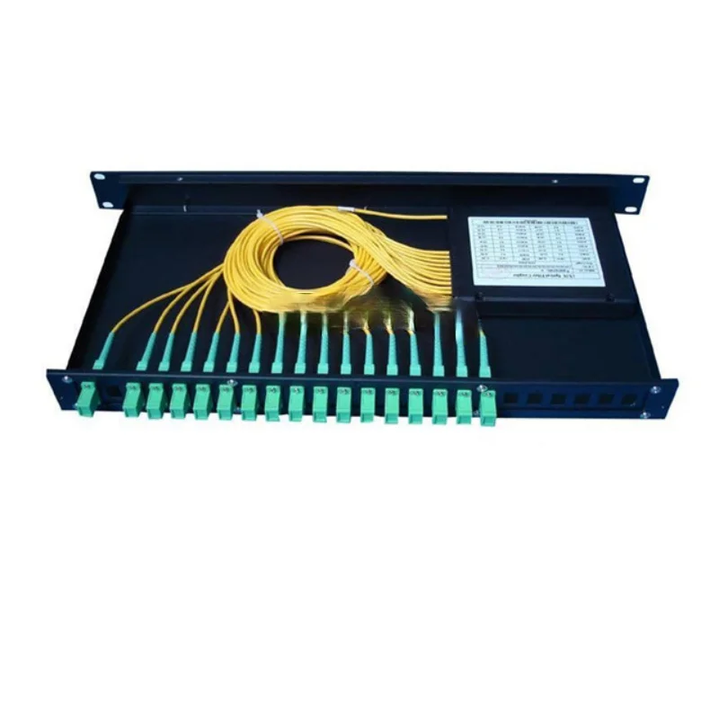 

1*8,16,32 Port Rack Mounted Fiber Optical 19 Inch PLC Splitter Box