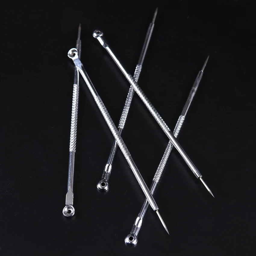 1 шт. иглы для удаления черных точек из нержавеющей стали прыщи лечение уход за