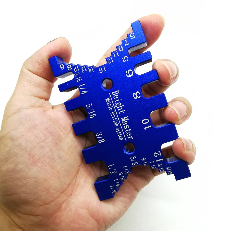 Штангенциркуль с алюминиевым ласточкиным хвостом метрическая и имперская шкала