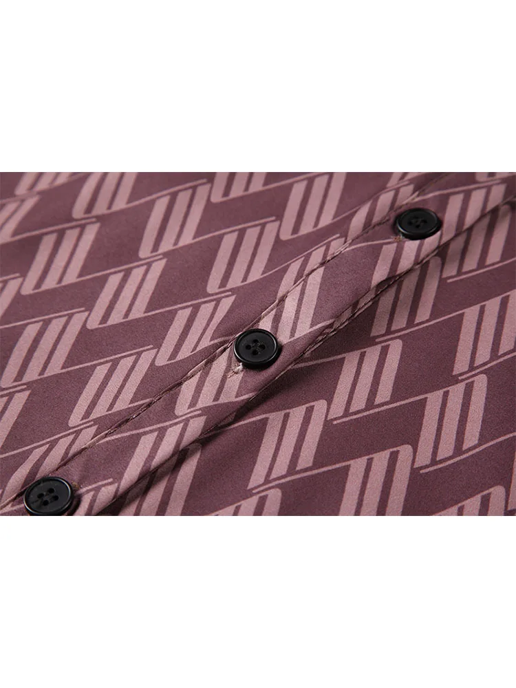 Рубашка-поло женская с принтом шикарная однобортная уличная одежда из экокожи в