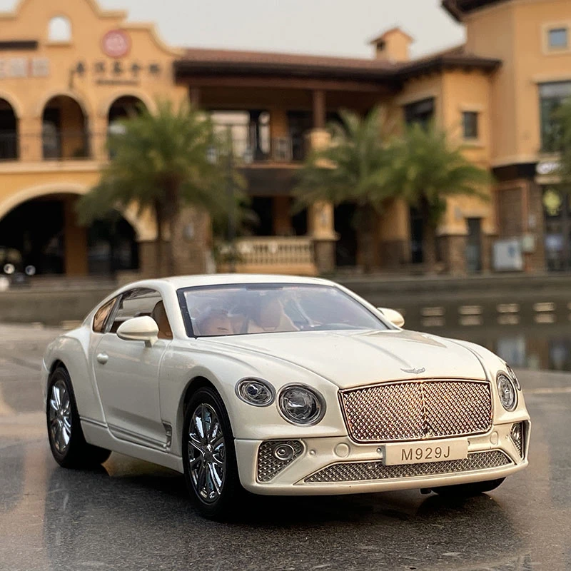 

Large Size 1:24 Continental GT Alloy Car Model Diecasts Toy Simulation Metal Car Model Sound Light Collection Childrens Toy Gift