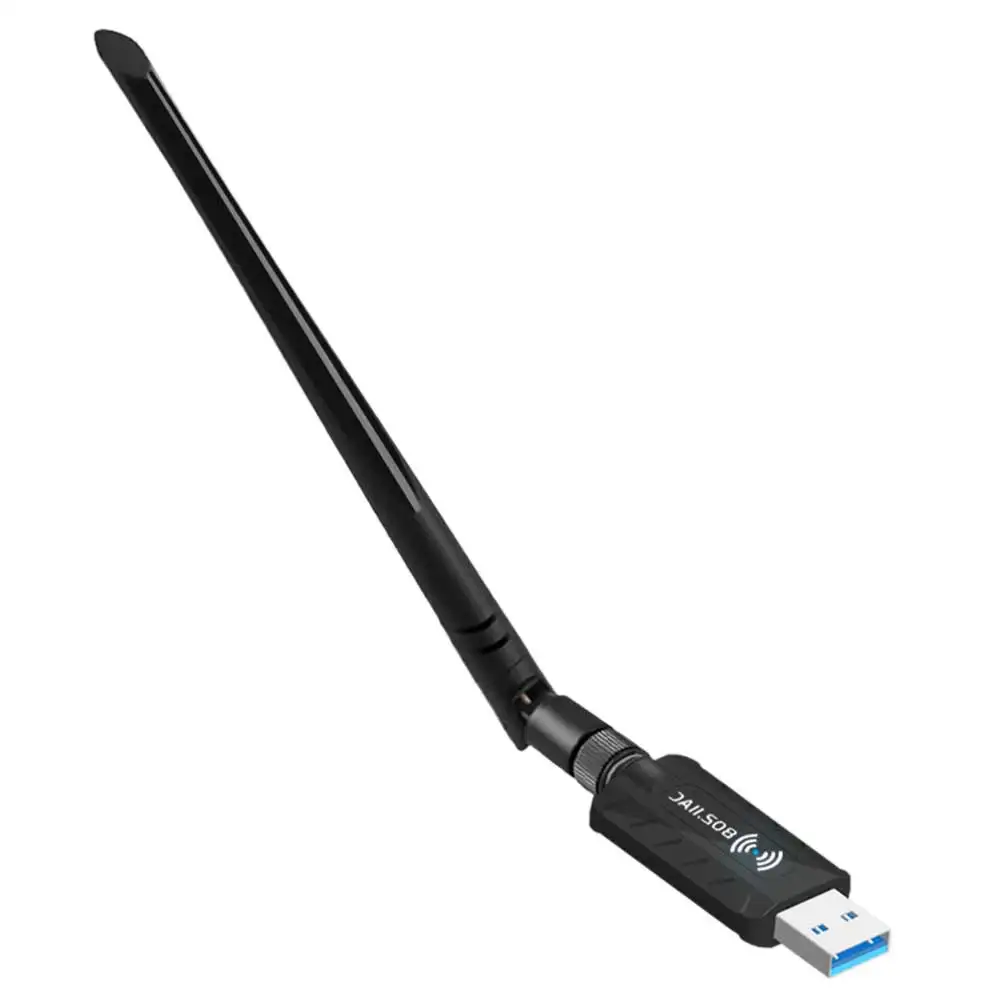 

1200Mbps Network Card Wifi Adapter Office Dual Frequency Home Portable USB 3.0 Plug And Play Travel High Speed Business