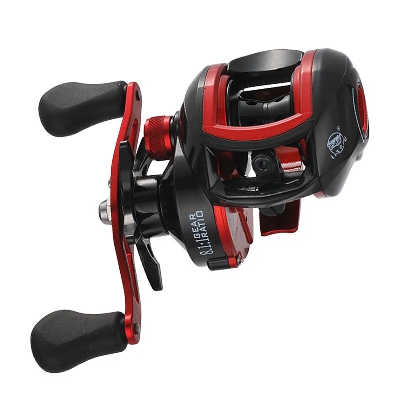 

7.1:1/8.1:1 Speed Ratio Magnetic Brake Fishing Reel 4+1 Bearings Baitcasting Low Profile Reel Fishing Tackle Whole Sell
