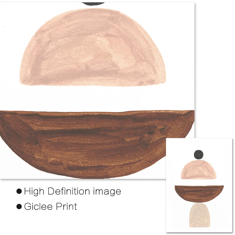 Скандинавское украшение абстрактный принт геометрический художественный