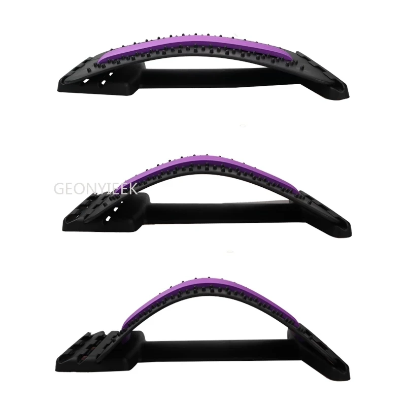 

Back Massager Stretcher Equipment Massage Tools Massageador Magic Stretch Fitness Lumbar Support Relaxation Spine Pain Relief