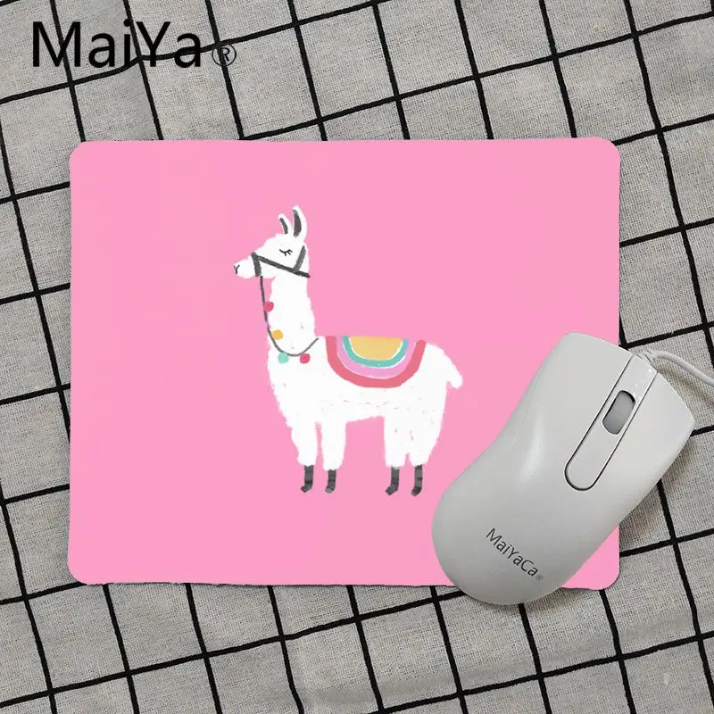 Maiya высокое качество альпака лама милые животные уникальный настольный коврик