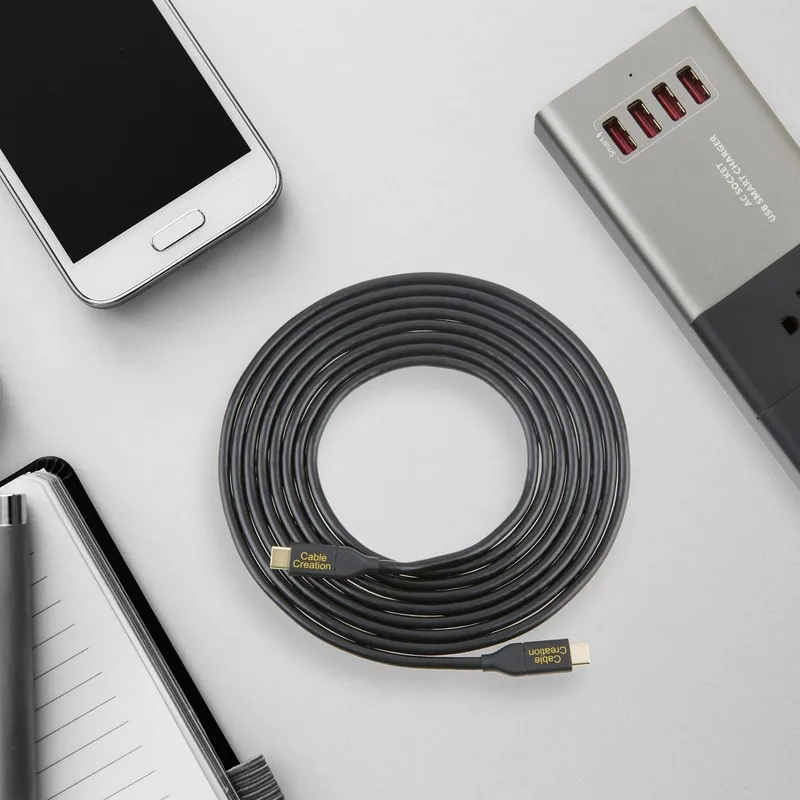 USB Type C Cable (5A) USB-C to Cord Support 100W Power Delivery Compatible with MacBook Pro Fast Charge | Электроника