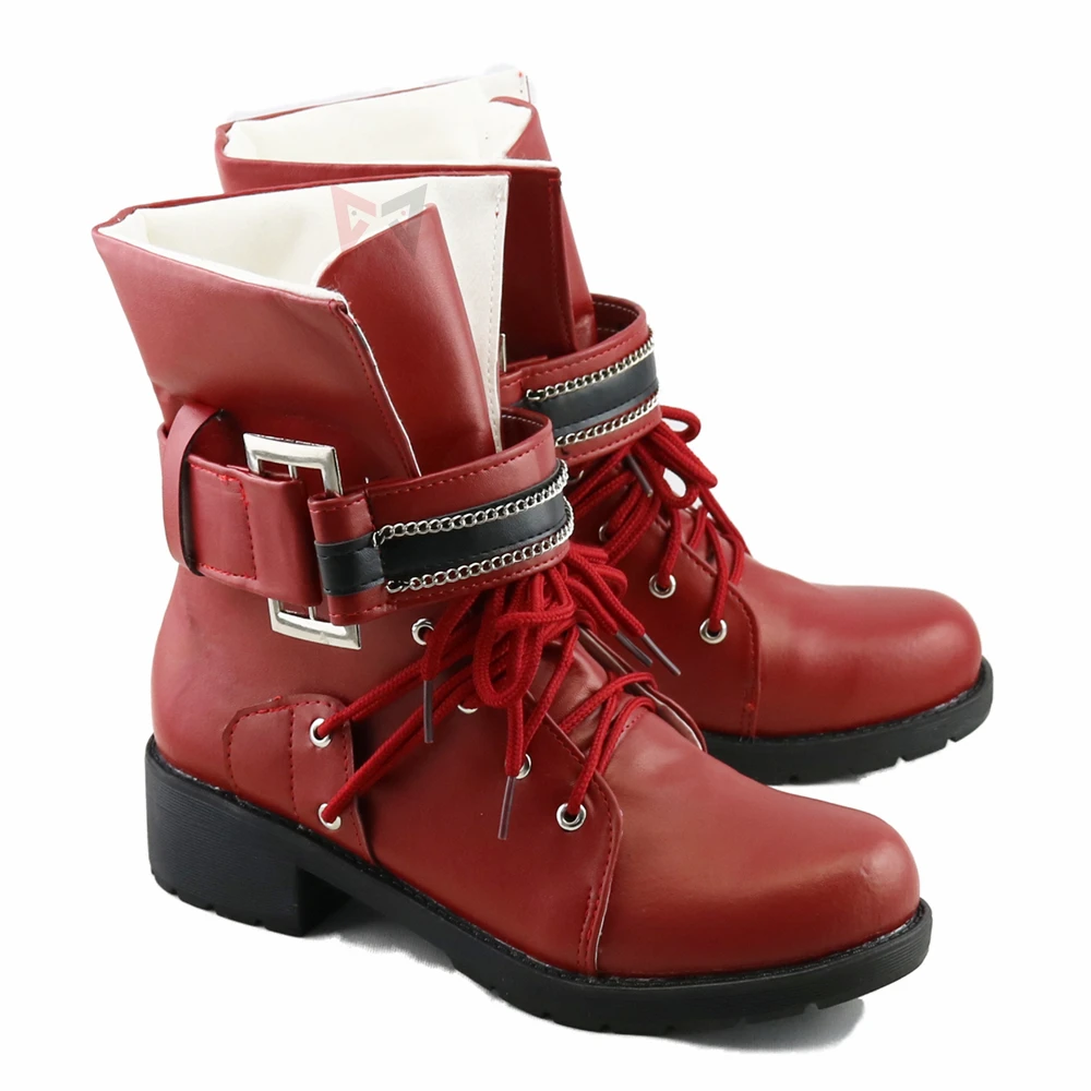 Сапоги для косплея финальной фантазии Tifa Lockhart обувь теплый костюм Ff7 девушек и