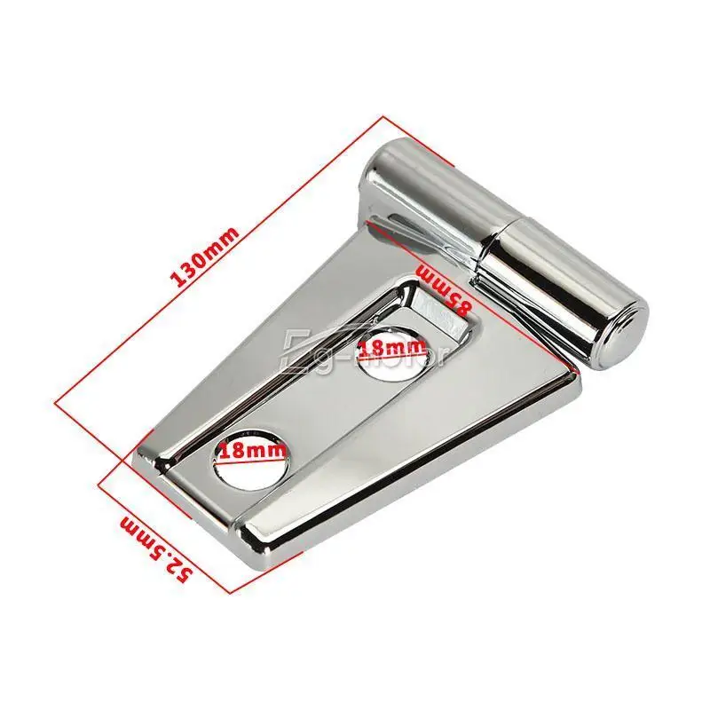 2X автомобильный Стайлинг хромированная отделка капот шарнирные крышки ободок