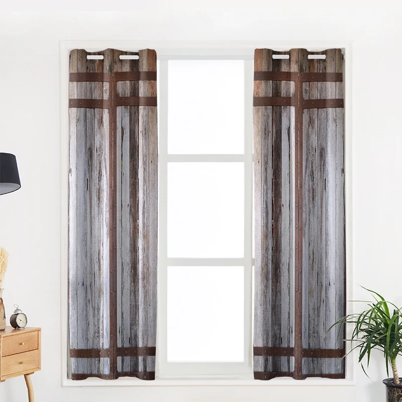 Ферма сарай деревянная дверь кухонная занавеска s Декор для спальни предметы