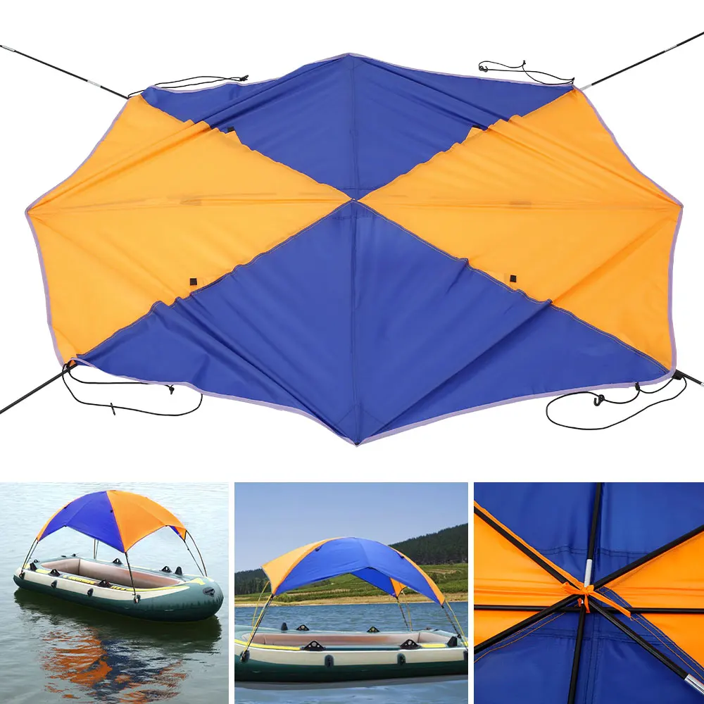 

Складной надувной каяк, навес для лодки, палатка для кемпинга, тент от солнца, навес, комплект тентов