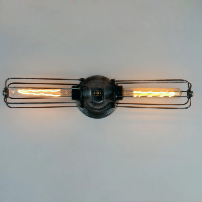 Настенная лампа светильник для коридора настенный из кованого железа с двойной
