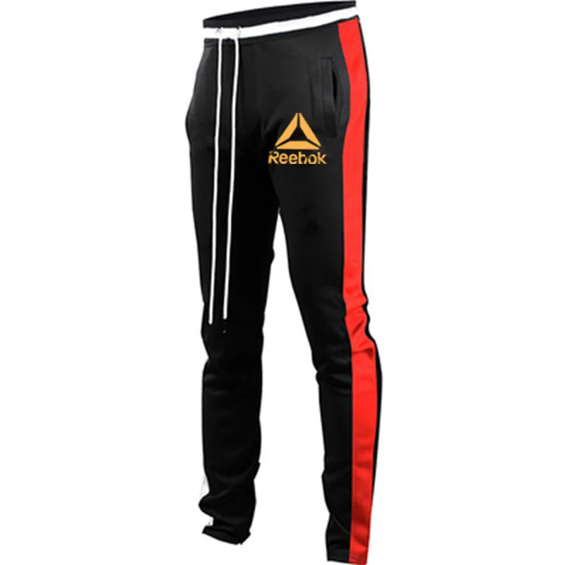 

2021 Men's Spring And Summer Leisure Fitness Jogging Stripe Color Matching Shorts