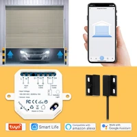 tuya smart life garage door sensor opener wifi switch voice control support alexa google home diy smart home app alert no hub