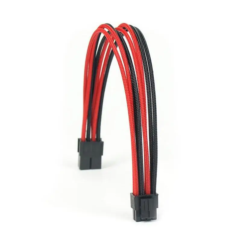 Power Supply Extension Cable Kit- Mixed Color Sleeved ATX 24Pin EPS 4+4Pin PCI-E 6+2Pin 6Pin Cord |