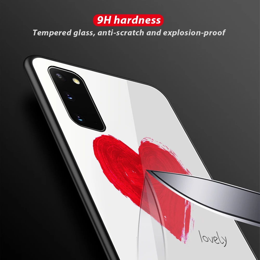 

Luxury Tempered Glass Phone Case For Samsung Galaxy S20 S11 S10 S9 S8 Plus S11e S10e Note 8 9 10 Pro A7 2018 A750 Mirror Cover